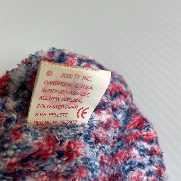 Ty Beanie Baby “USA” Bear 2000– Rare Patriotic Plush - Picture 6 of 11